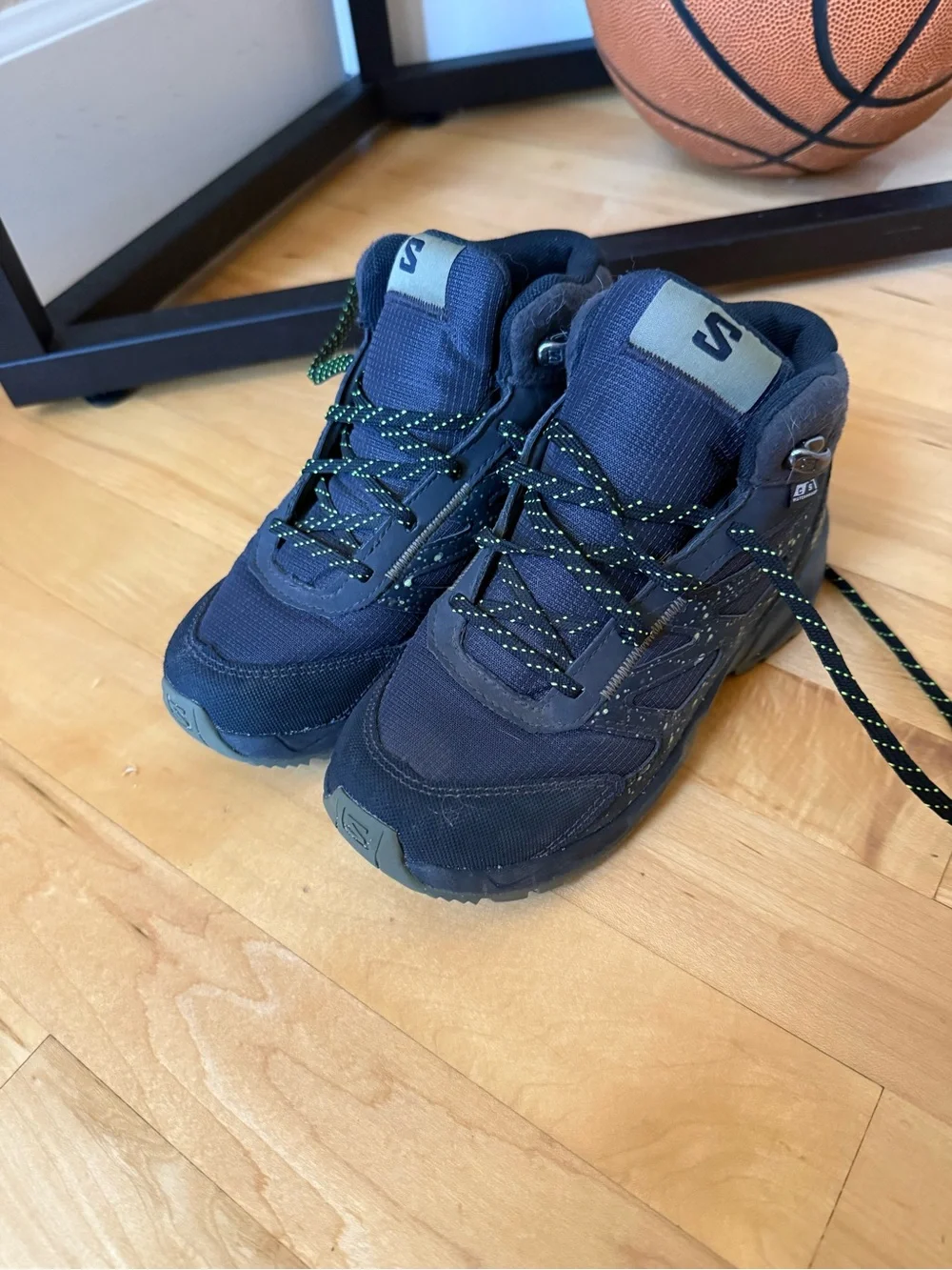 Salomon Navy and Black Kids' Hiking Boots